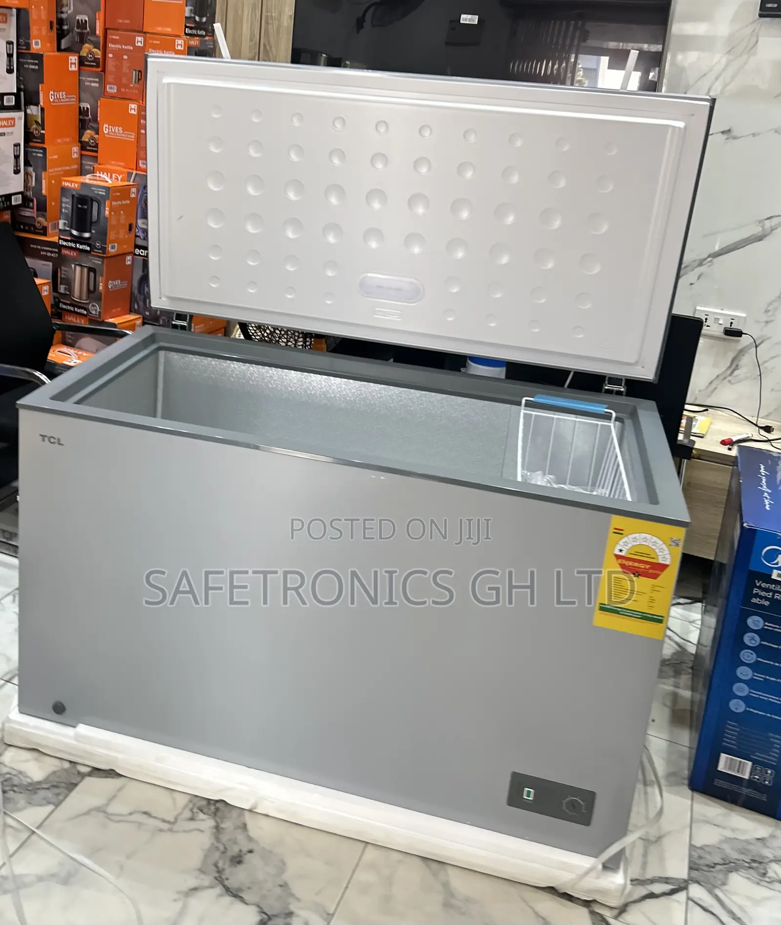 Secure Good TCL Singledoor Grey Electric 380 Liters Freezer