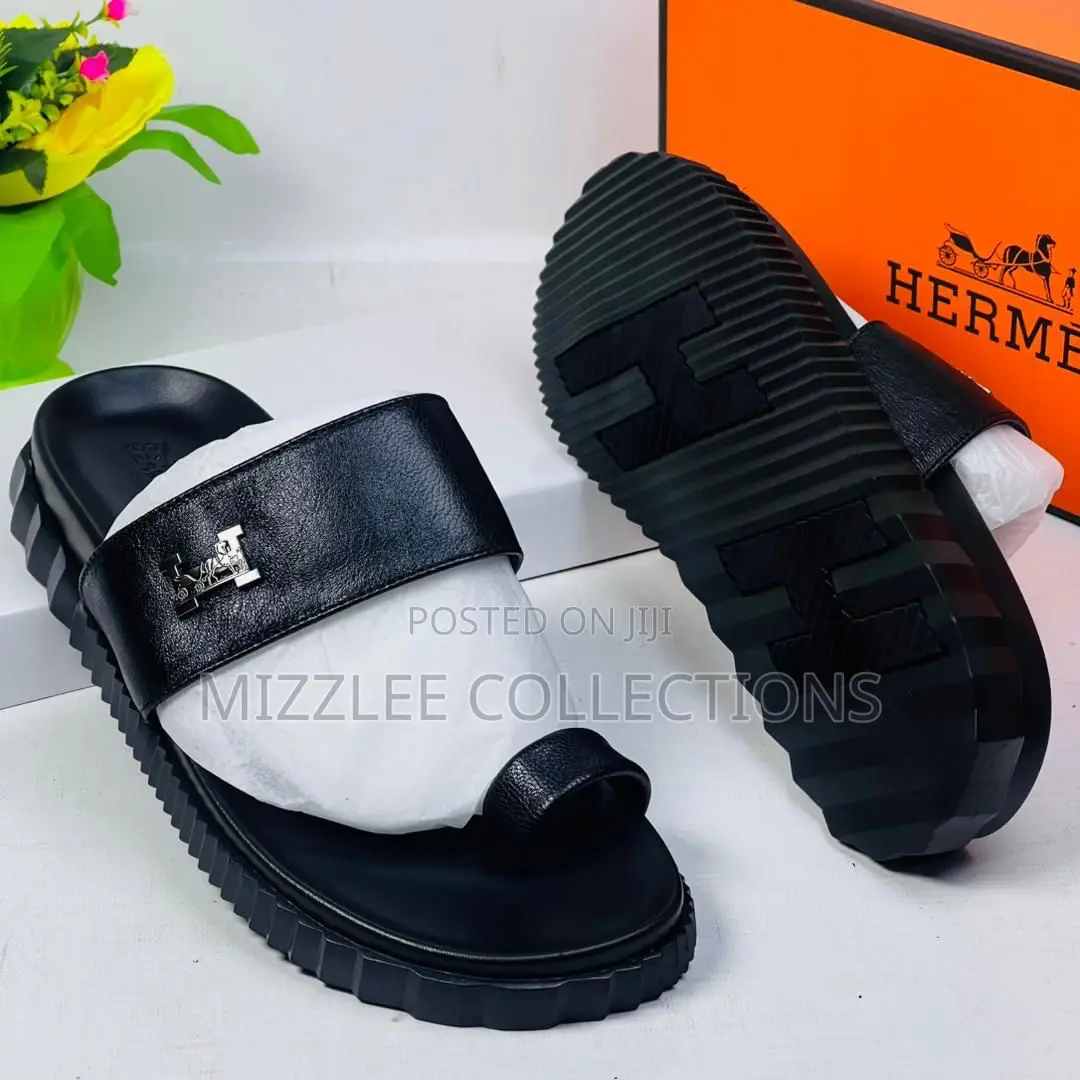 Classic Men Hermes Slippers