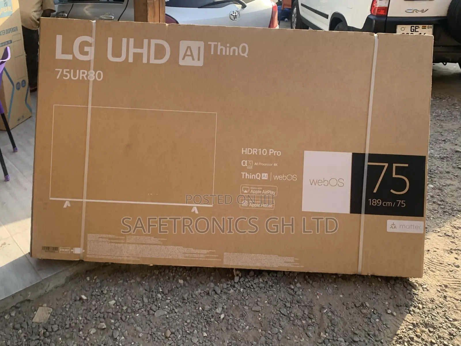 Fresh in Box Led Smart Ur80 Lg Uhd Android Frameless Tv