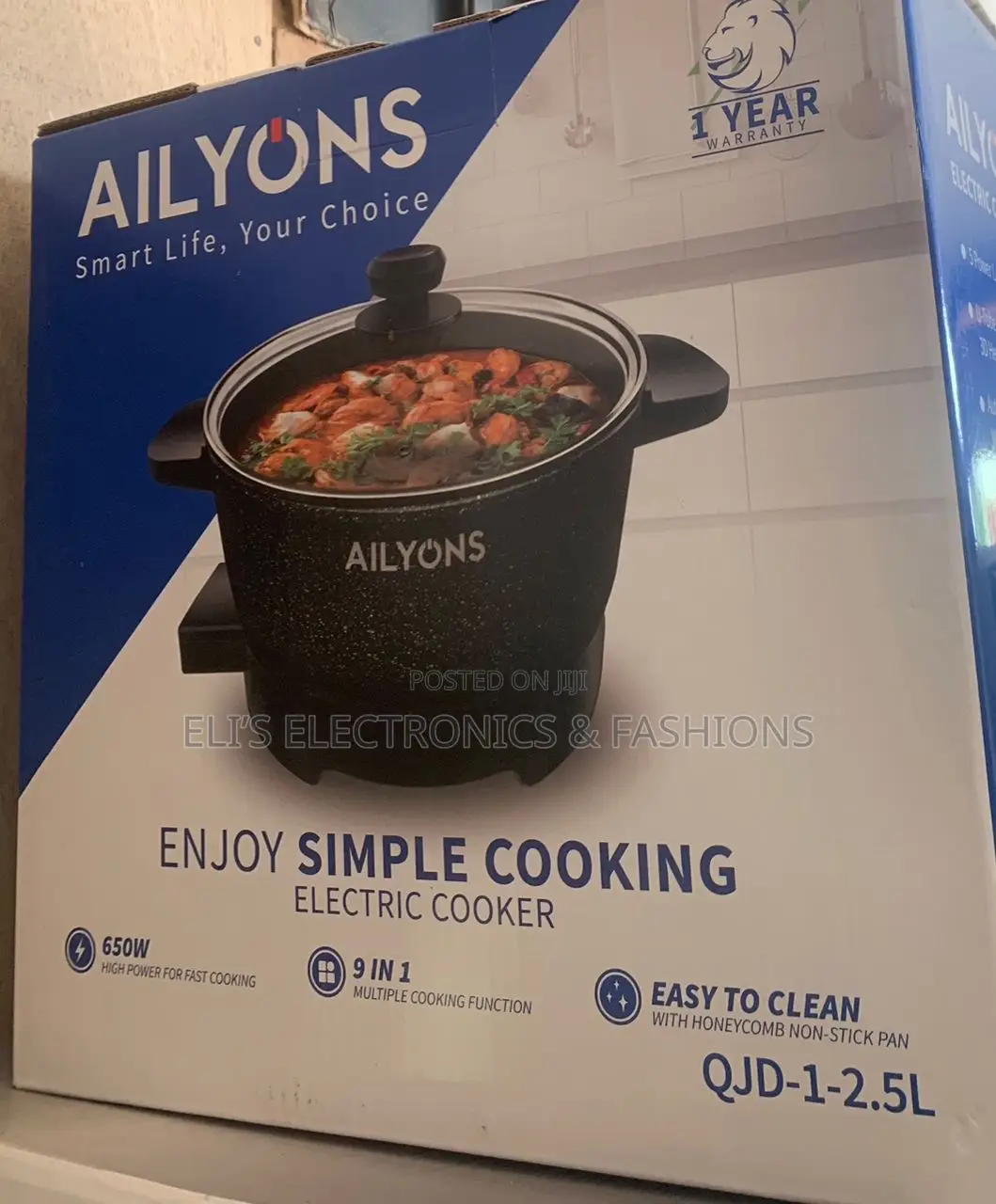 Ailyons 9 in 1 Electric Cooker
