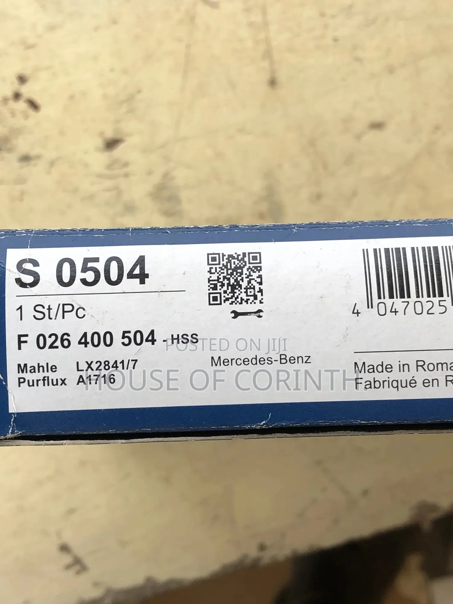 Bosch Air Filter -Benz W205 C43 Amg,E400,E43 Amg,S-Class,Gls,Gle,Glc