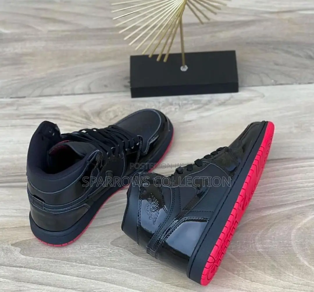 Air Jordan 1 Mirror Black/Red High