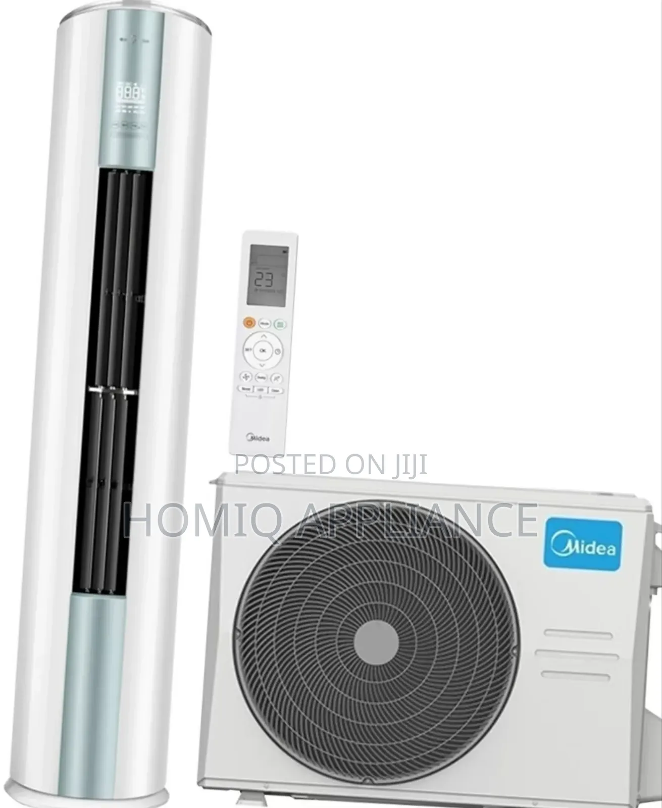 Midea 2.5hp R410a Floor Standing Air Conditioner (Round Modern Shape)