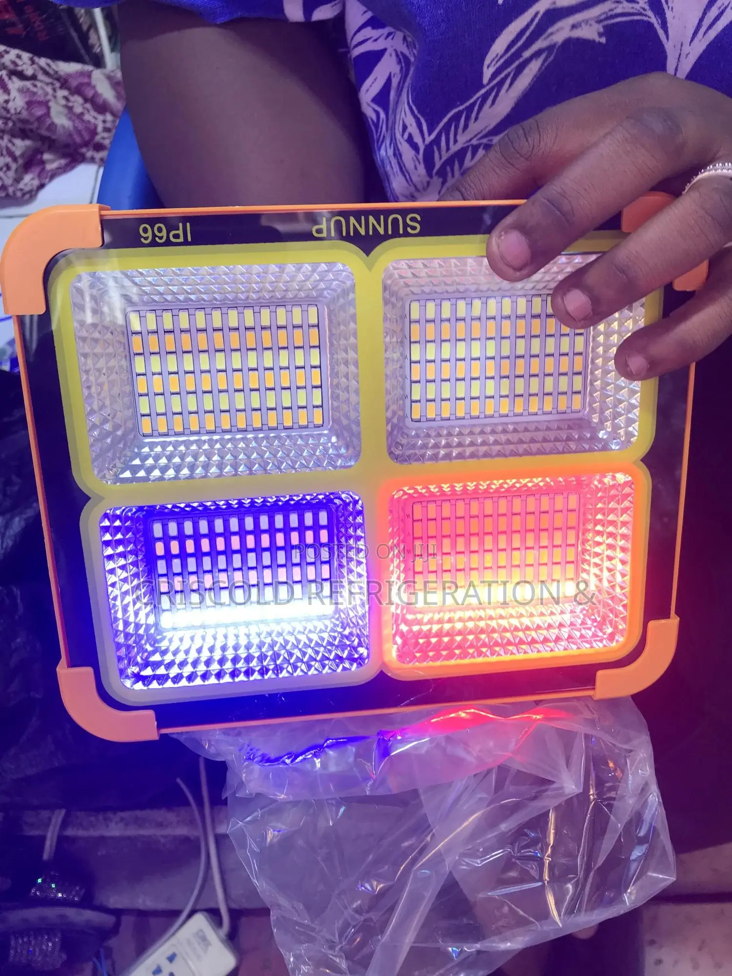 Solar Outdoor Light / Rechargeable Flood Light