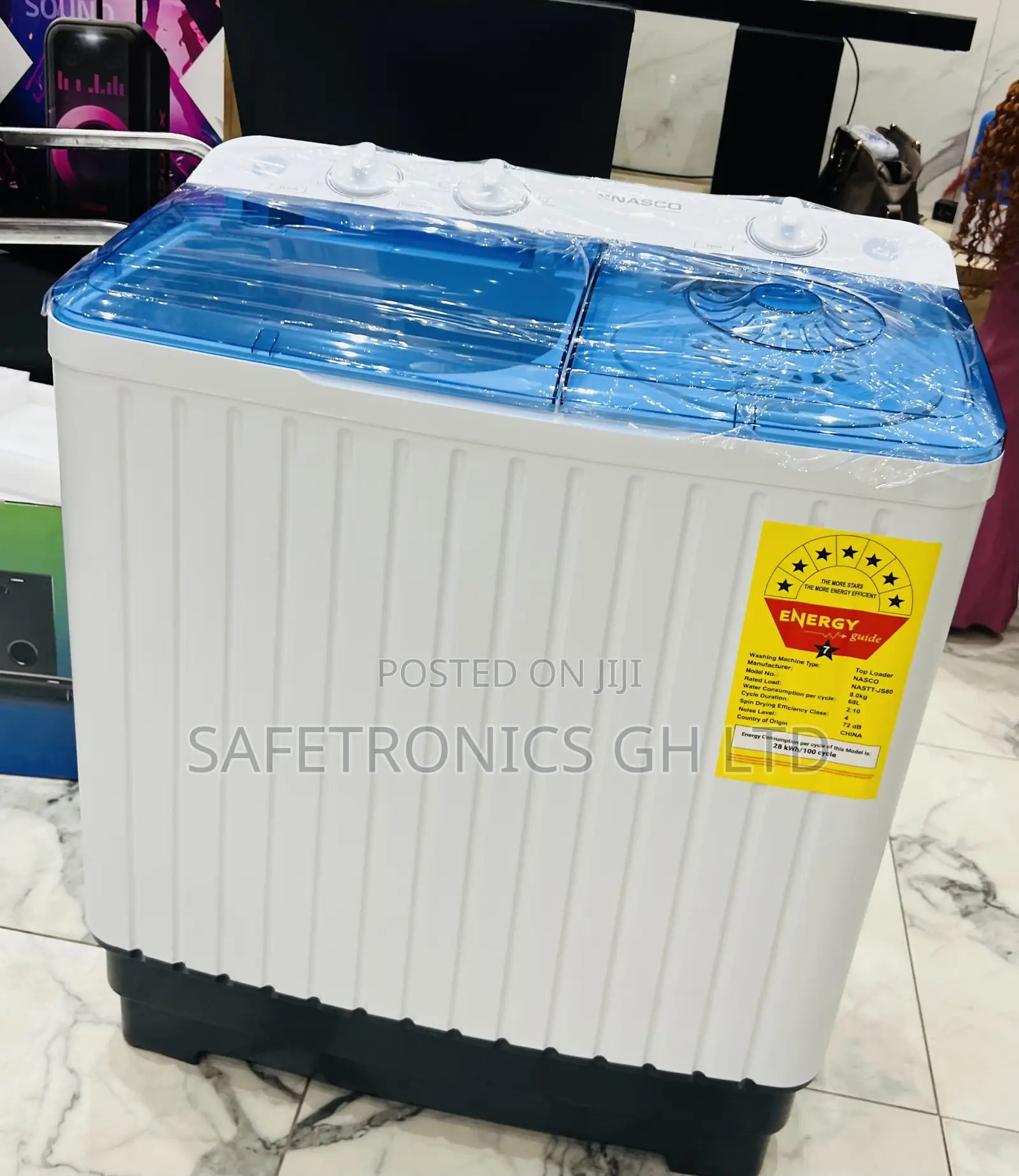 Choose Your Favorite 8kg Topload Semiautomatic Nasco Washer