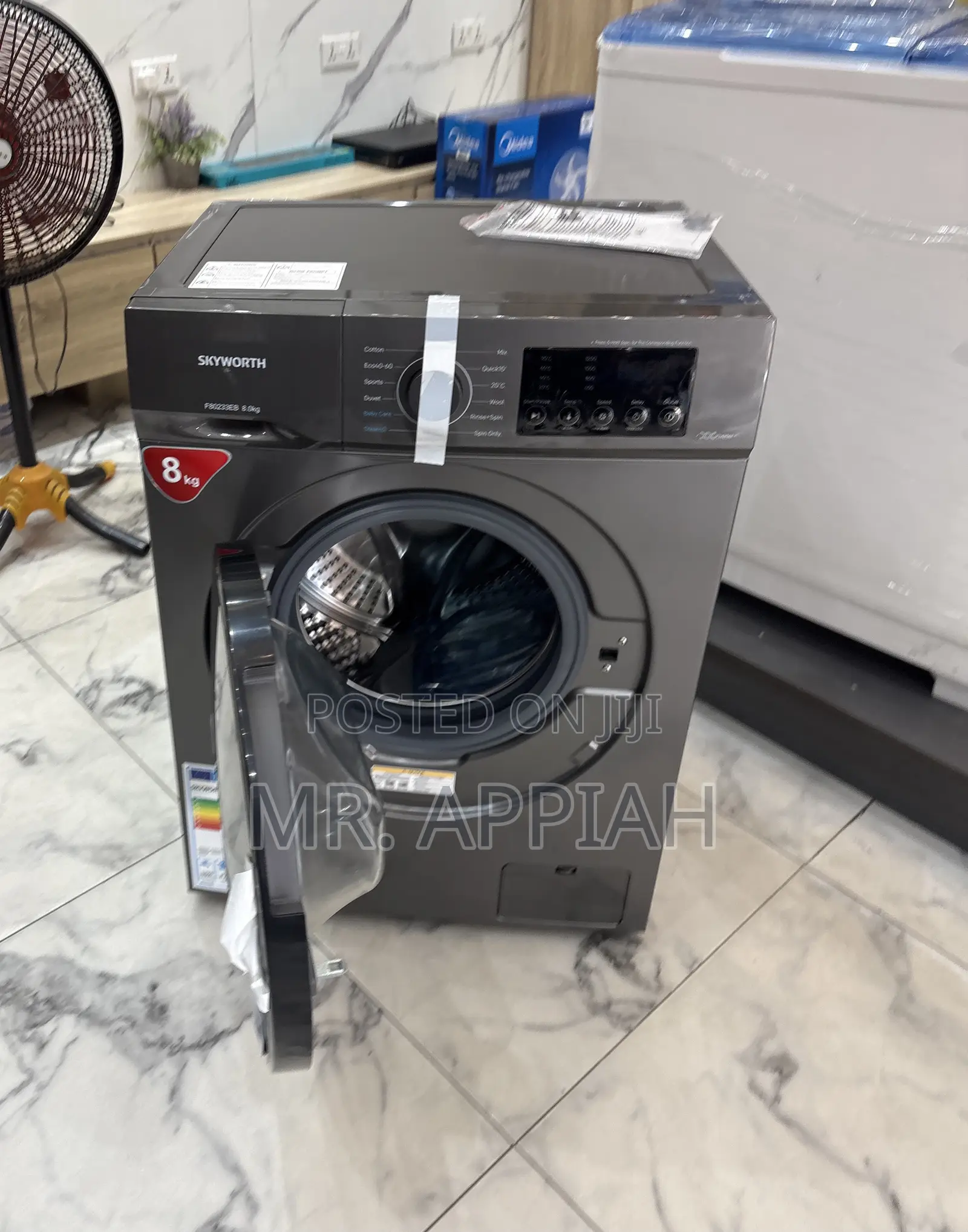 Newly in Stock Skyworth Full Automat Washing Machine(Gray)8kg