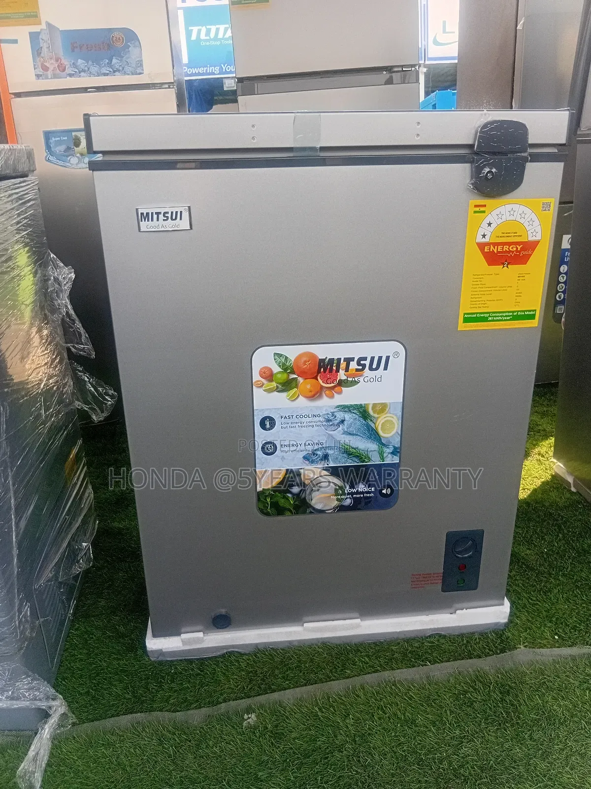 137lt Chest Freezer for Home Shop Use