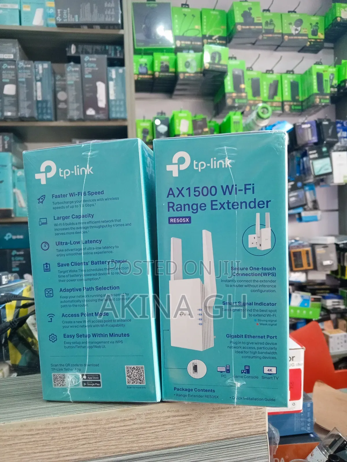 Tp Link Wi-Fi 6 Range Extender (Re505x)
