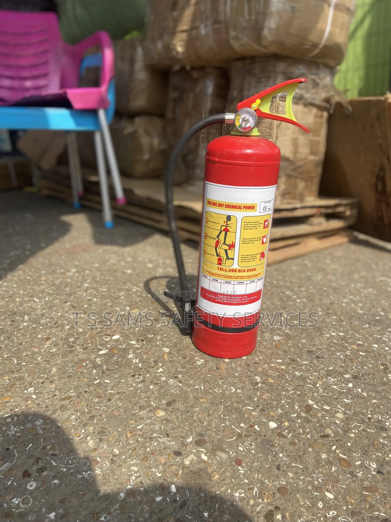 4kg Dry Chemical Powder Fire Extinguisher