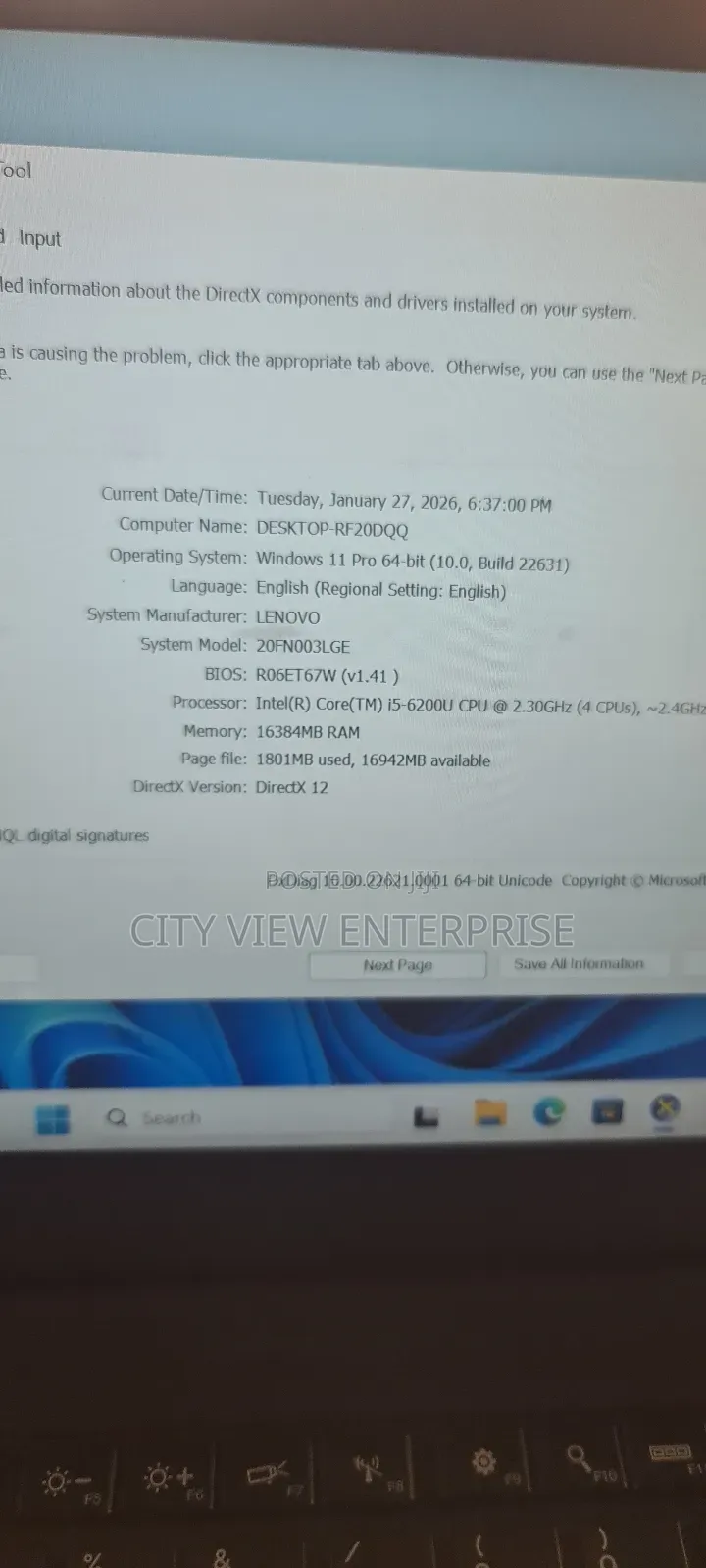 Laptop Lenovo ThinkPad T460 16GB Intel Core i5 HDD 320GB