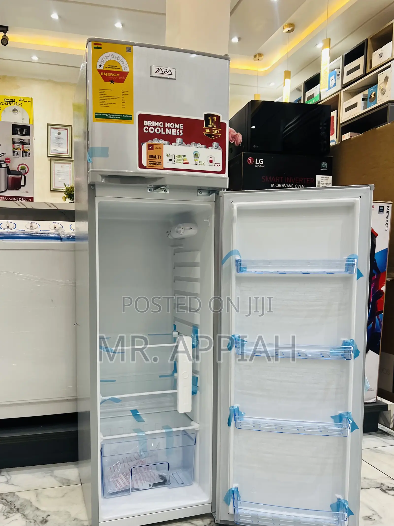 Unique Zara 24tmf(166liters) Double Door Electric Refrigerator 