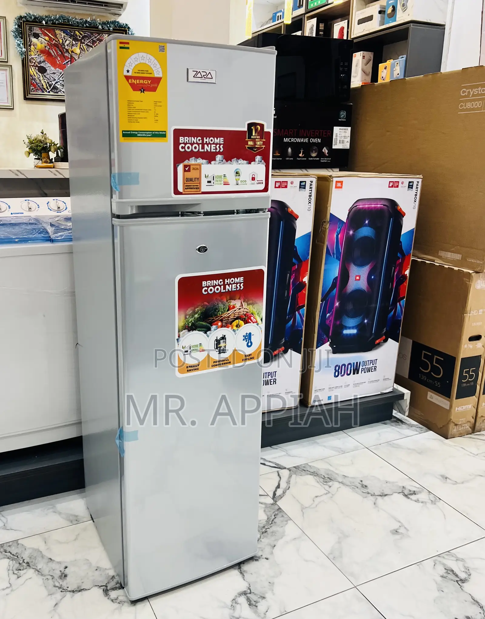 Shop Affordable Zara 24tmf Double Door Fridge(166liters) 