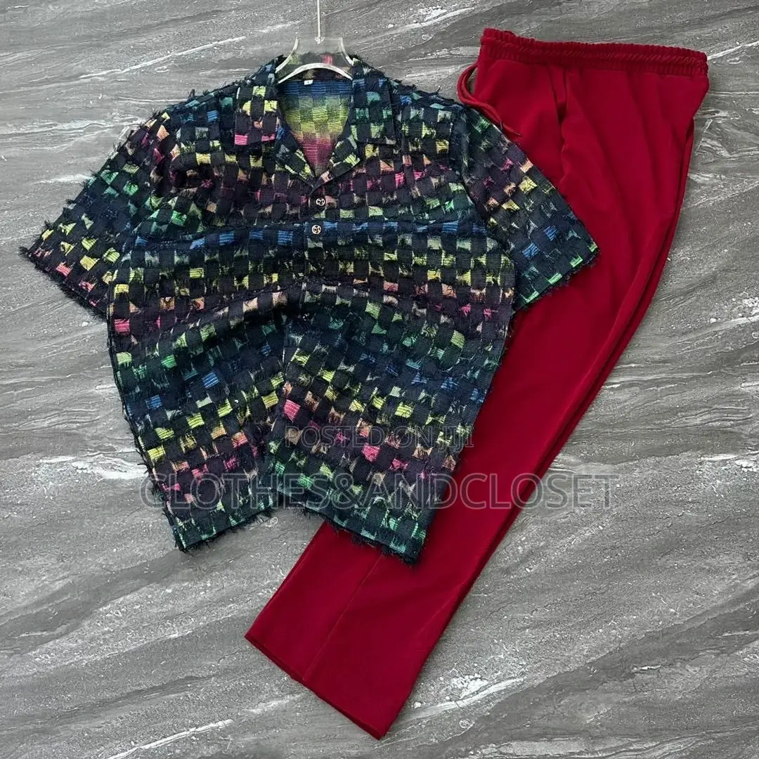 Men’S Knitted Two-Piece Outfit