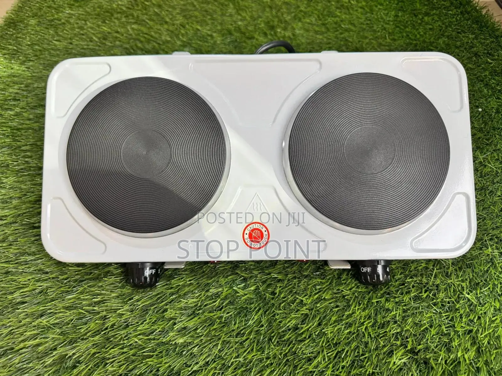2 in 1 White Hotplate (Without Handle)