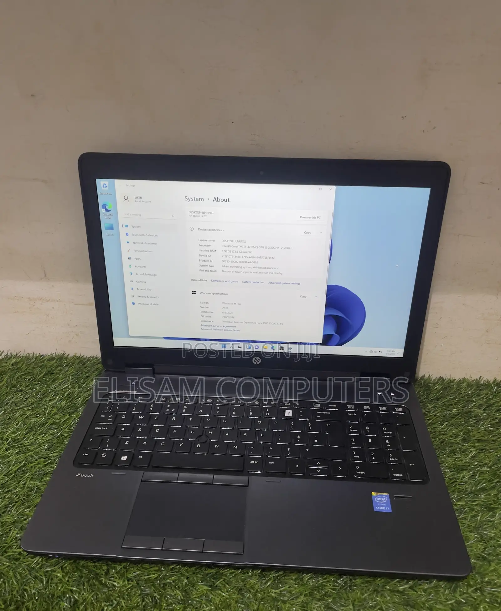 Laptop HP ZBook 15 G2 16GB Intel Core i7 SSD 256GB