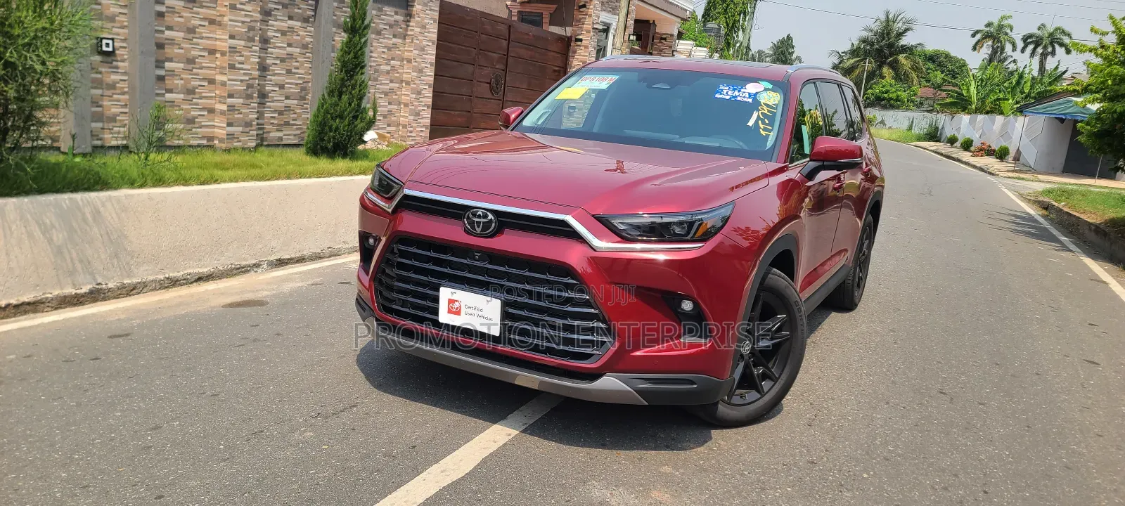 New Toyota Highlander Platinum AWD 2024 Red
