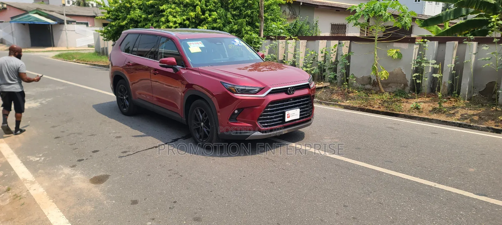 New Toyota Highlander Platinum AWD 2024 Red