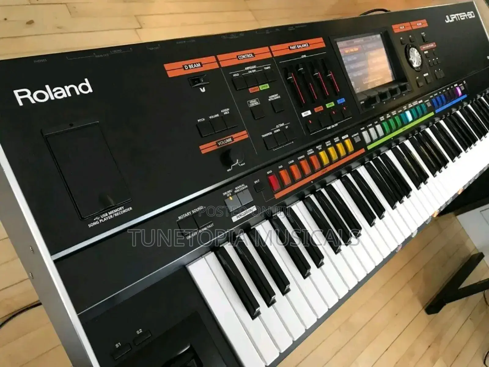 Roland Jupiter-80 Keyboard Synthesizer.