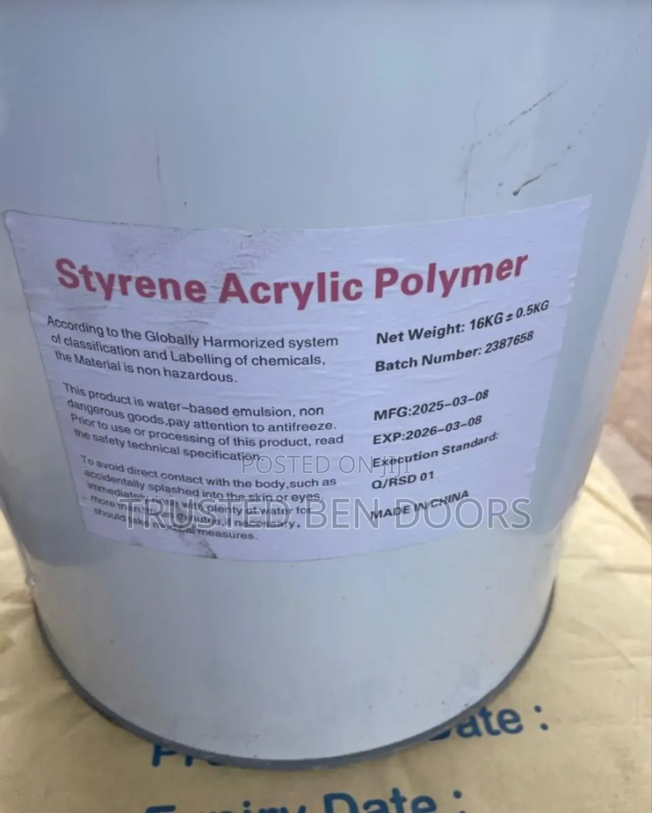 Vanish Polish 16kg Bucket for Polishing and Flooring Works