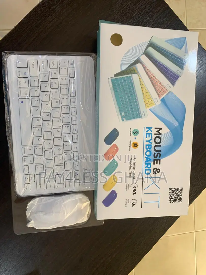 Mini Bluetooth Keyboard Mouse for Phones and Tablets