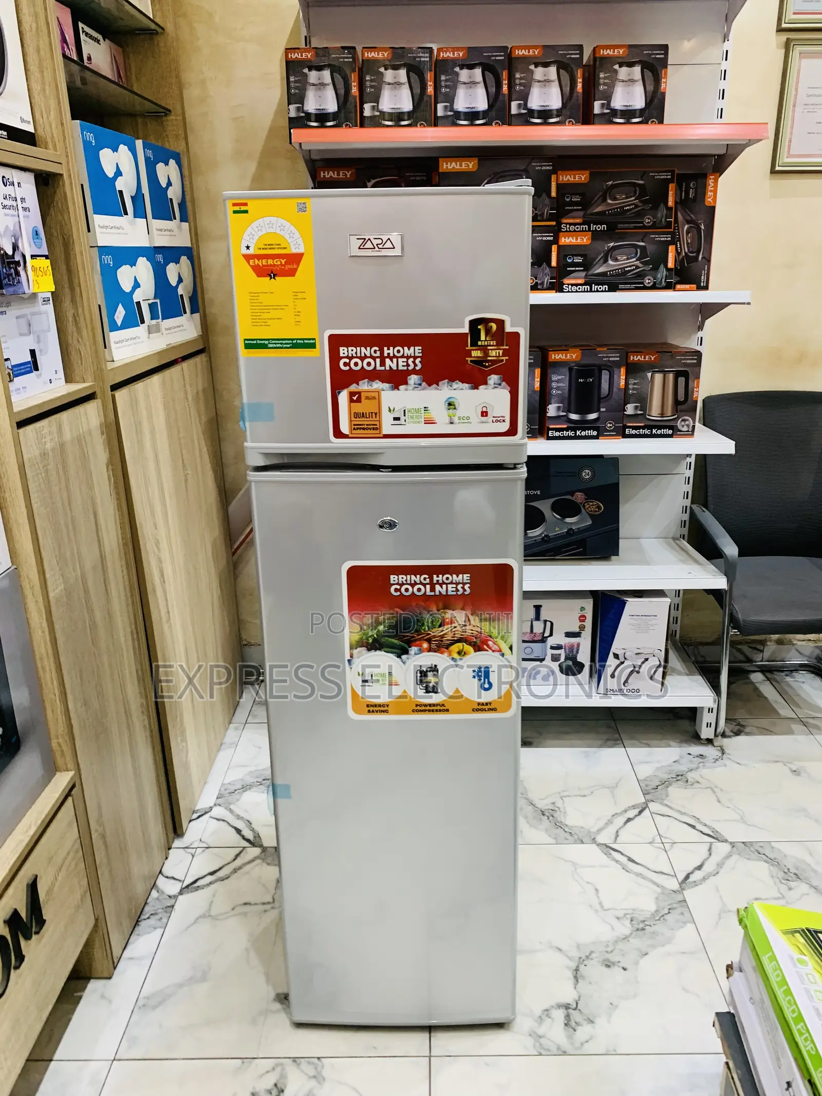 Grab the Best Zara 24tmf 166l Double Door Fridge Grey Color