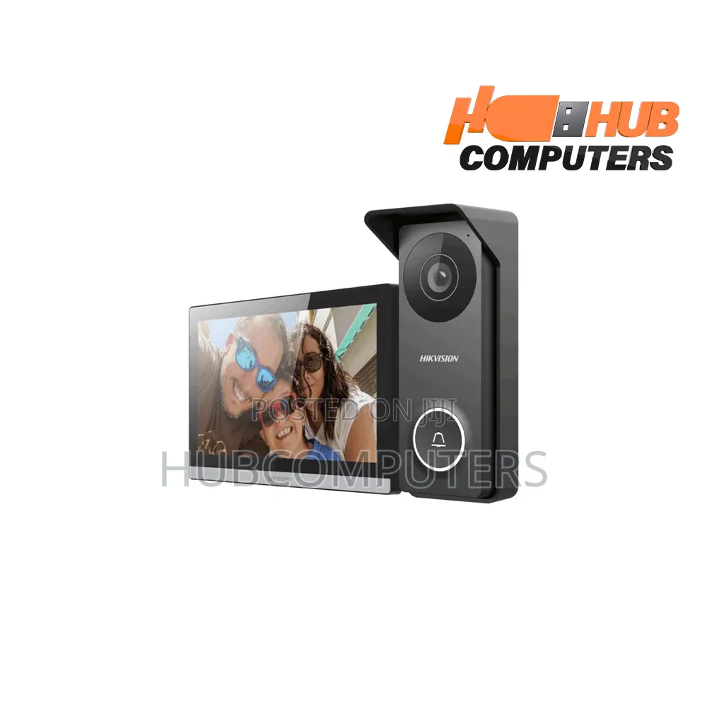 Hikvision (Ds-Kis313-P(B) 4-Wire Hybrid Hd Video Intercom Kit