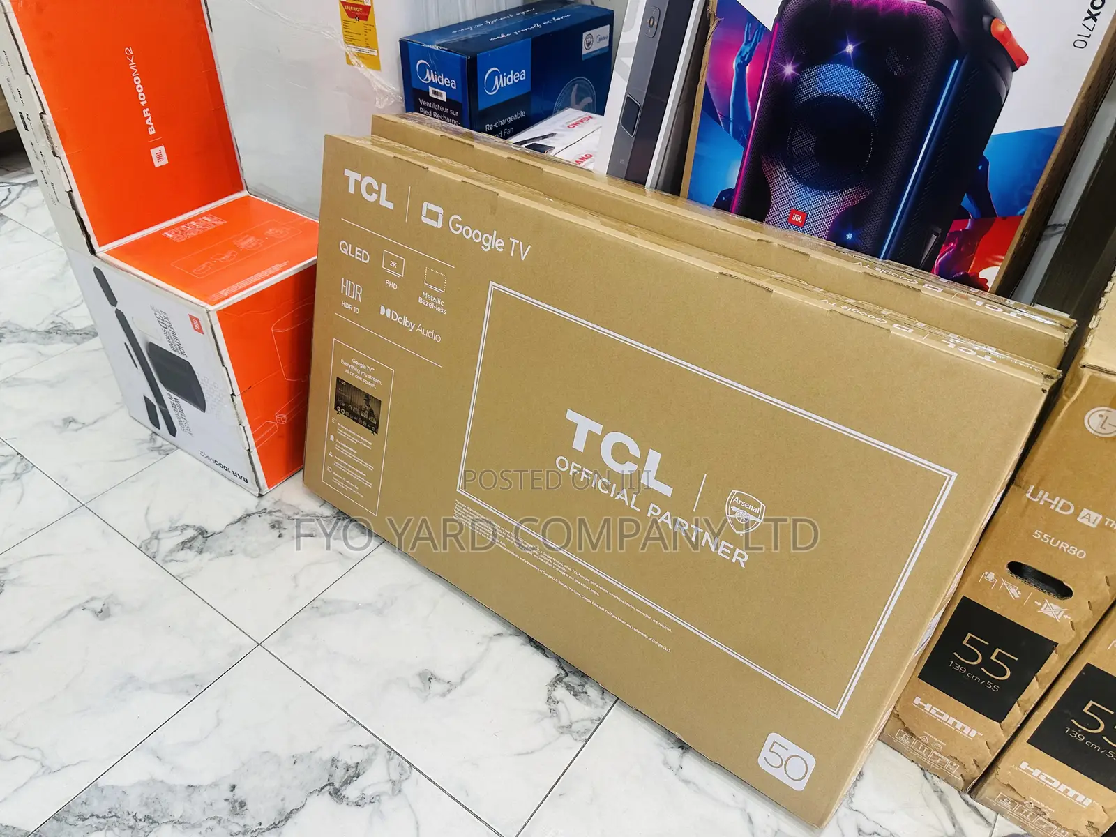Highest Qled TCL Smart 50’’ Android Digital Led Tv