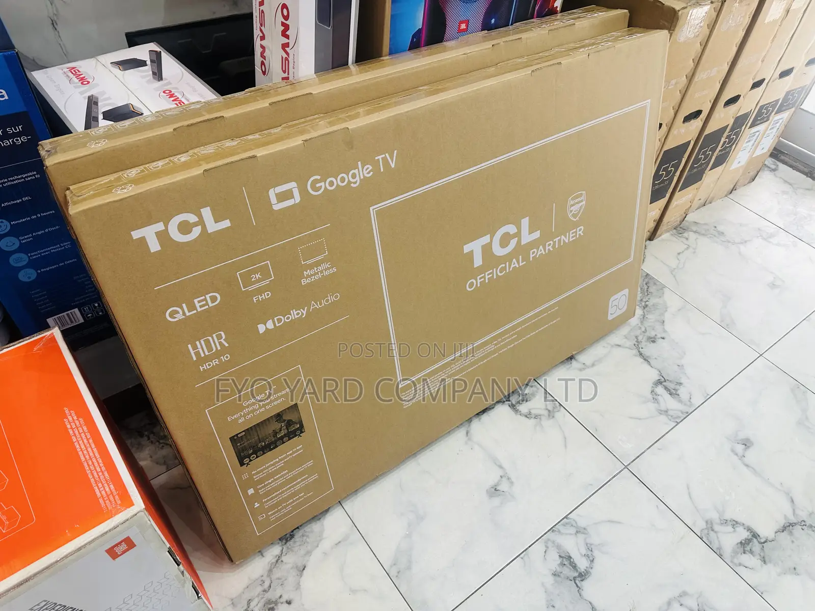 Slim Design TCL FHD 50inch Smart Android Digital Satellite Tv