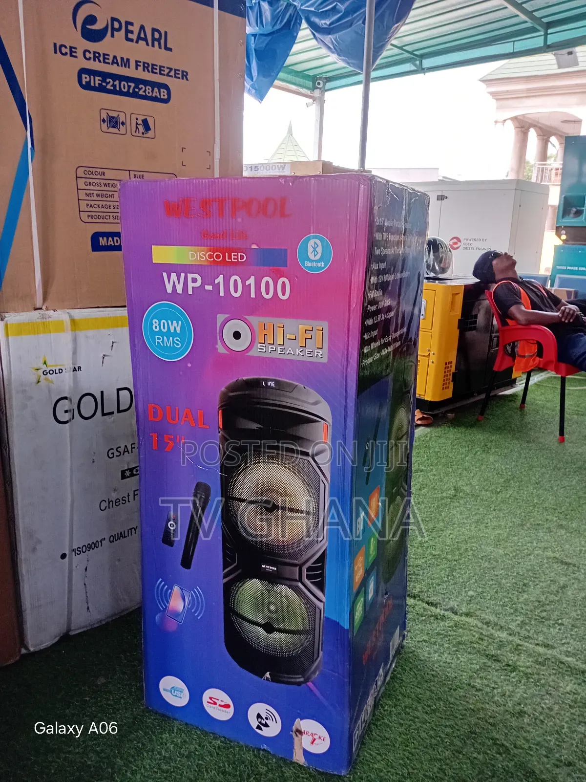 Westpool Wp-10100 80wrms Hi-Fi Speaker – Powerful Bass Sound System