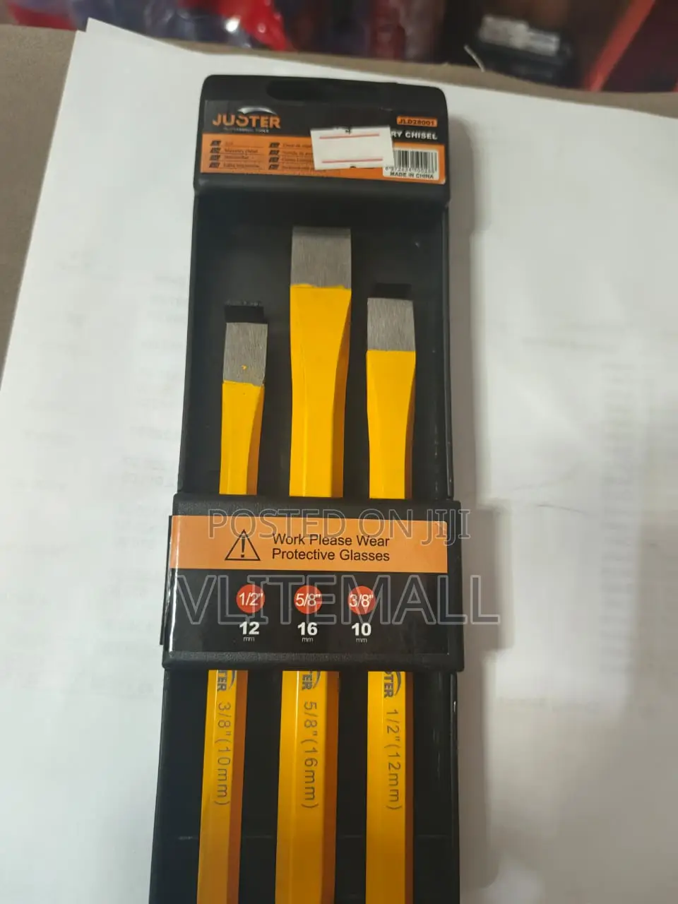 Juster 3-Piece Cold Chisel Set.