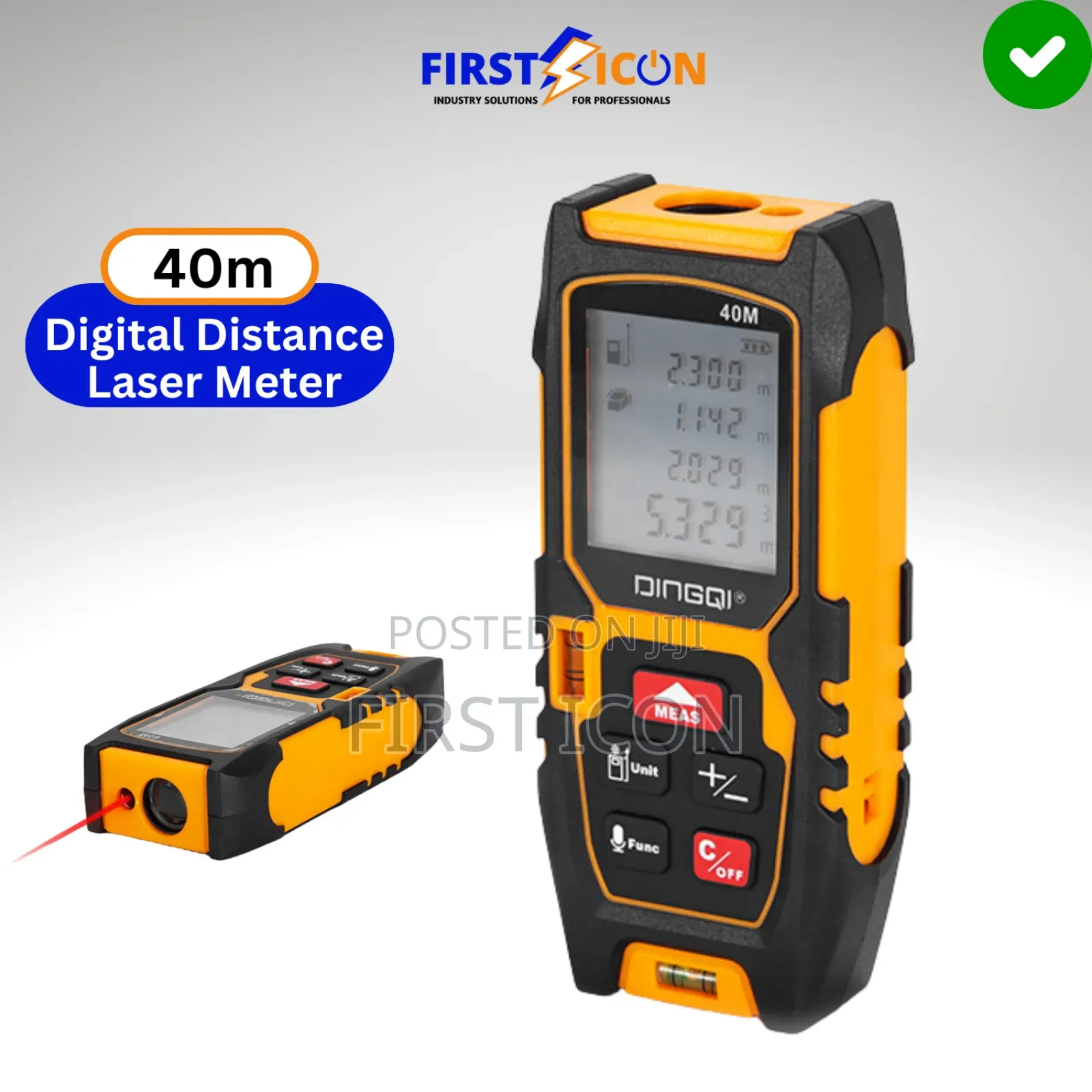 40m Digital Distance Laser Meter - Dingqi Ef02140