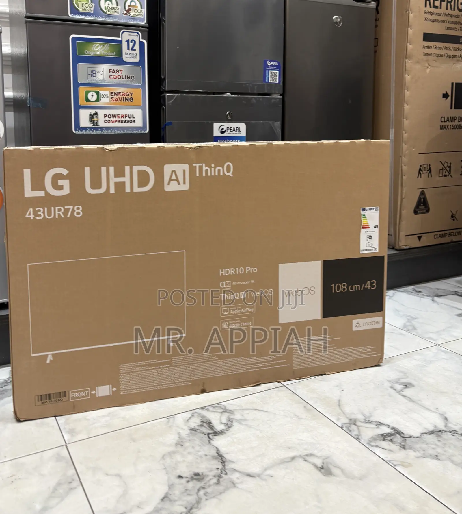 Fresh in Box Lg Uhd Smart Screen Television(43ur7800)43 Inch.