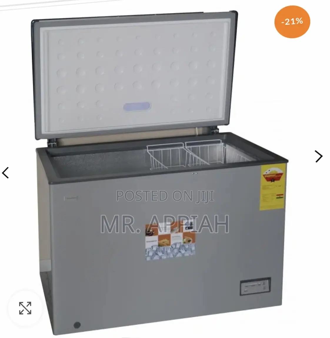 Sealed in Box Nasco Nas 370sk 27iters Single Door Chest Freezer.