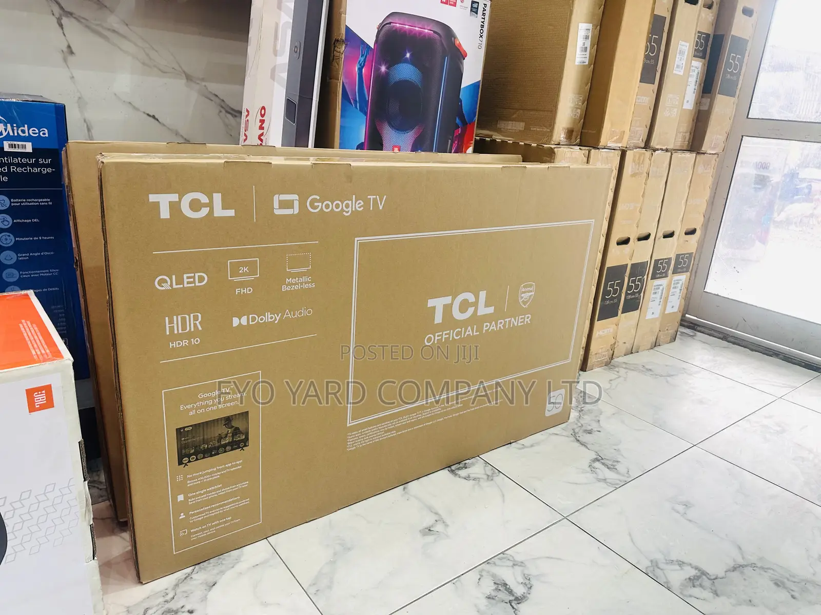 2x Clearer Images TCL Qled Smart FHD Andriod Led 50inch Tv