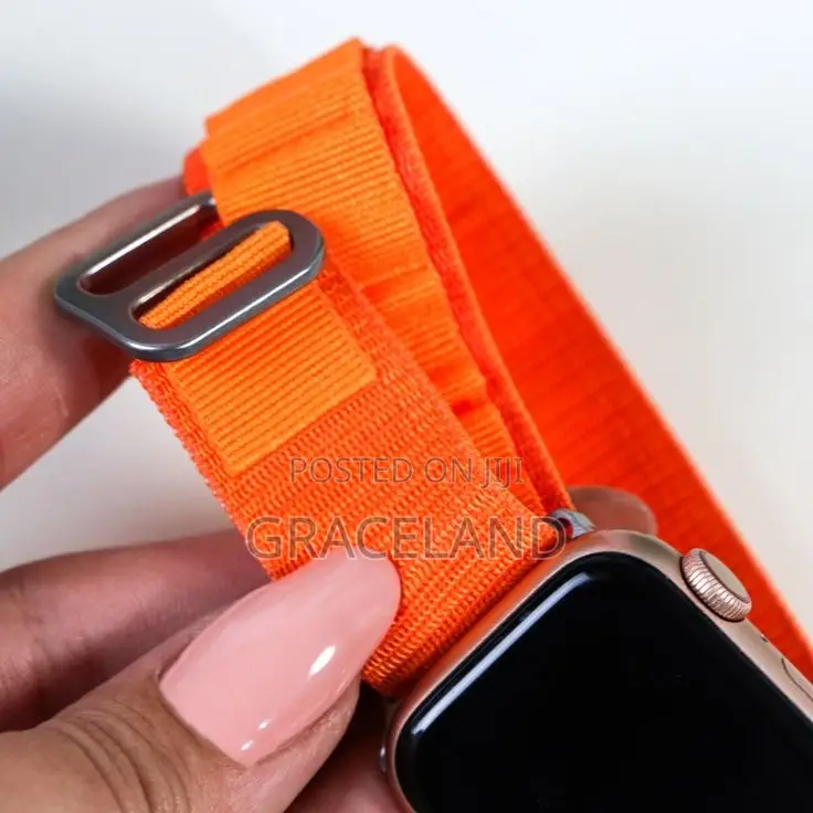 This Is Original Orange Apple Watches Strap Series 6 43/44/45/49 Mm