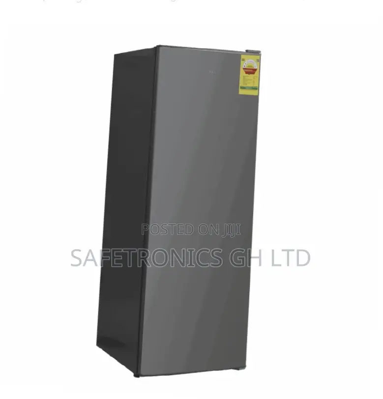 Durable New TCL Singledoor Electric 168 Liters Grey Upright Freezer