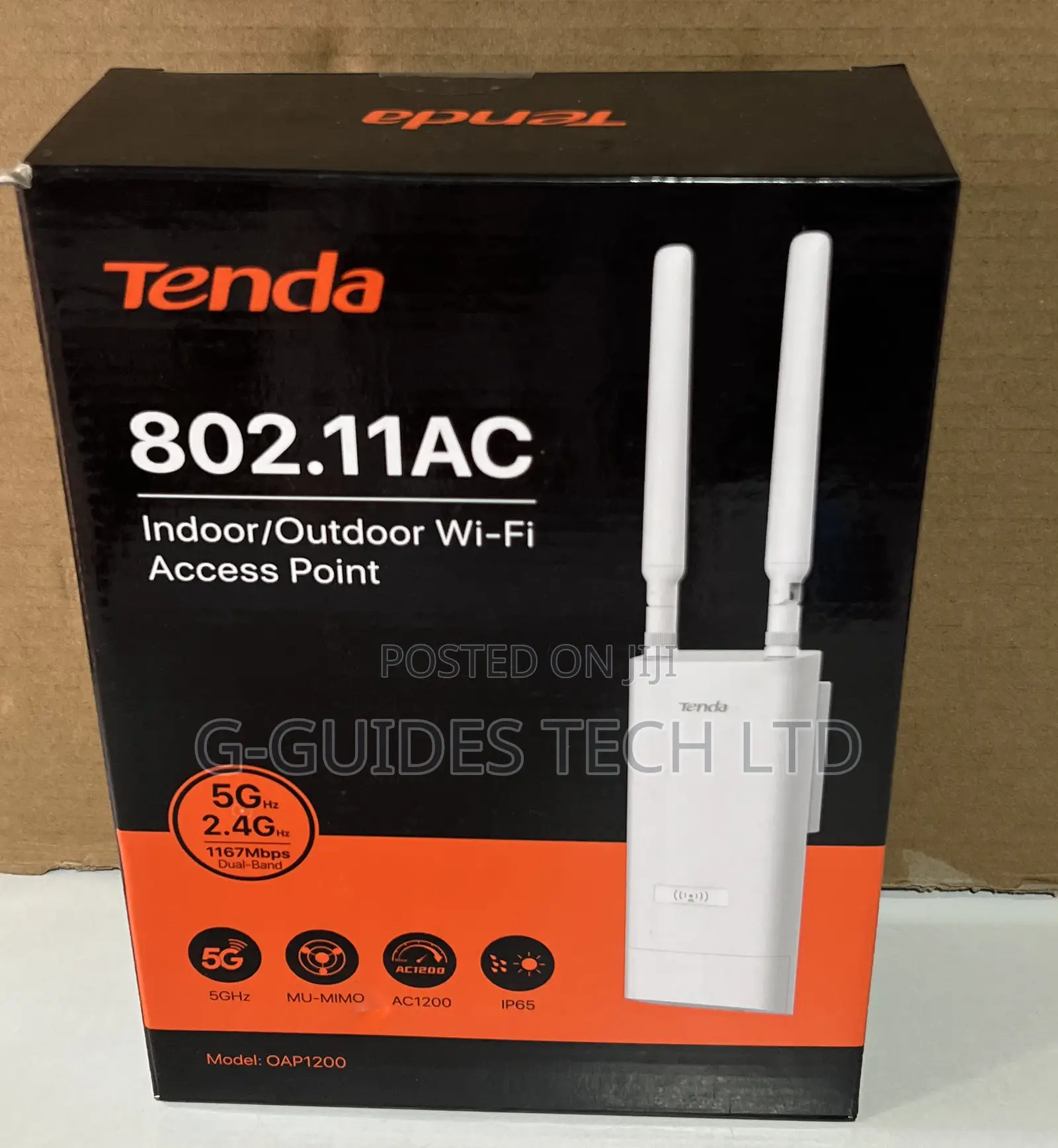 Tenda Ac1200 Dual-Band Indoor/Outdoor Wi-Fi Access Point Oap1200