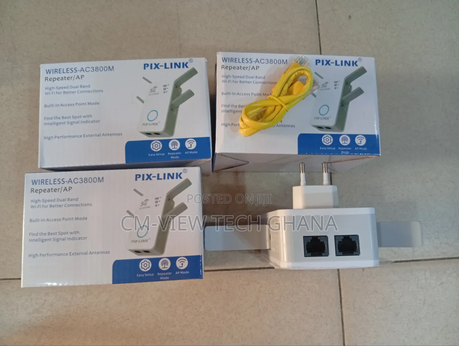 Pix- Link Wireless -Ac3800m Repeater/Extender