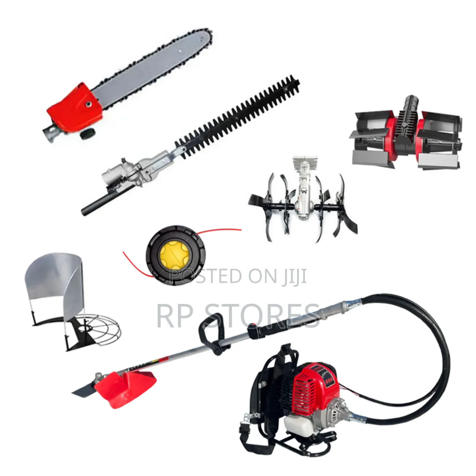 Ecoolmax Brush Cutters 8in 1/ Gasoline