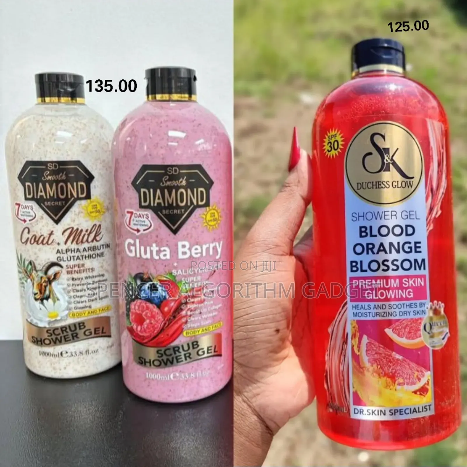 Smooth Diamond Shower Gels/ Sk Duchess Blood and Orange Shower Gel