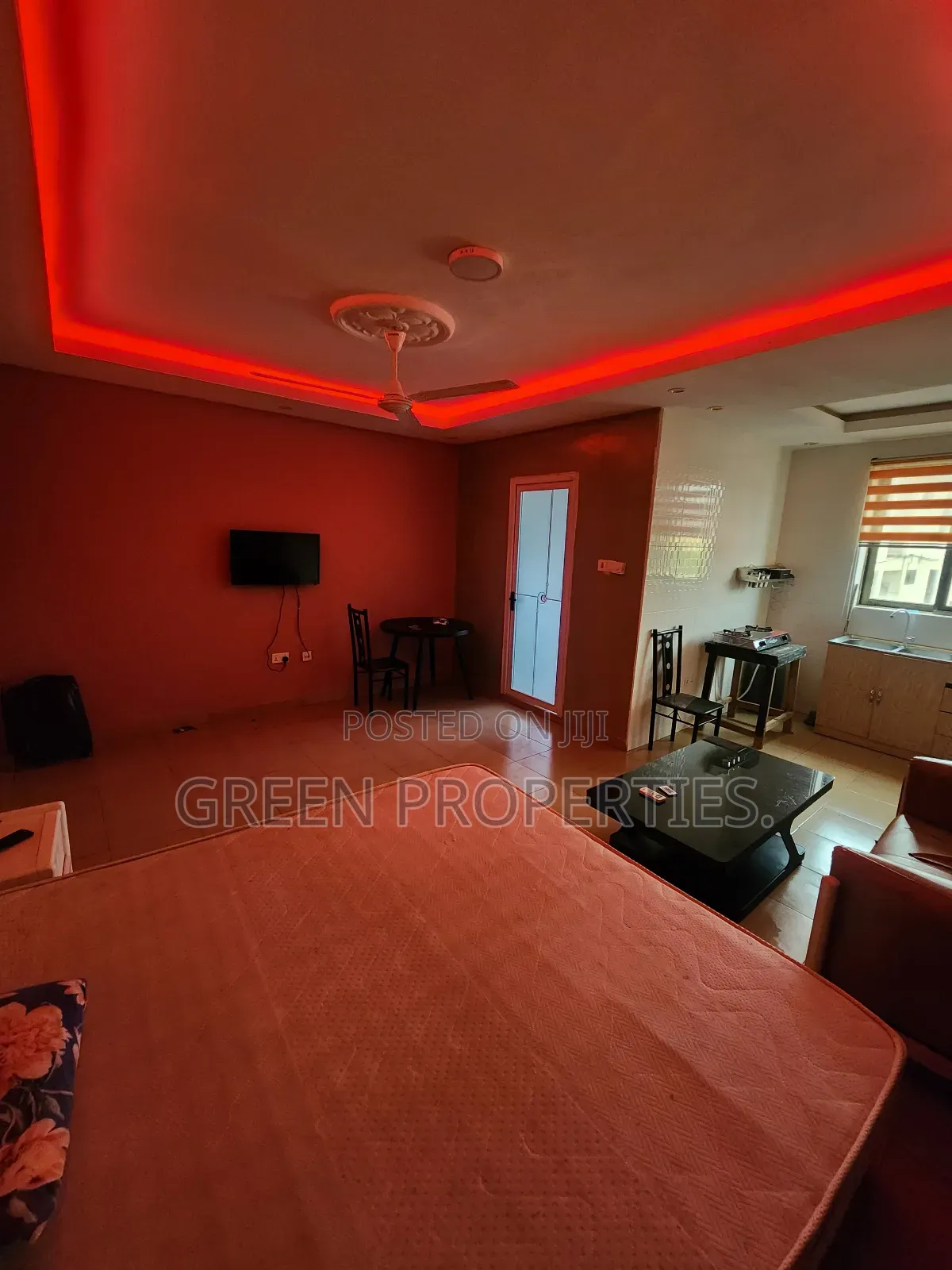 Furnished 1bdrm Apartment in Green Properties, Nungua for rent