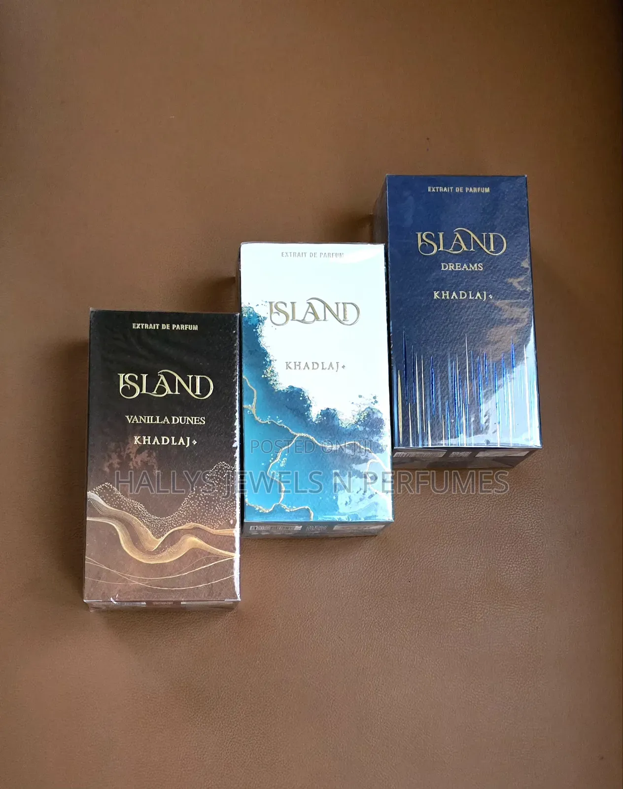 Island (Dreams, Vanilla Dunes) Perfumes by Khadlaj, 100ml, Unisex
