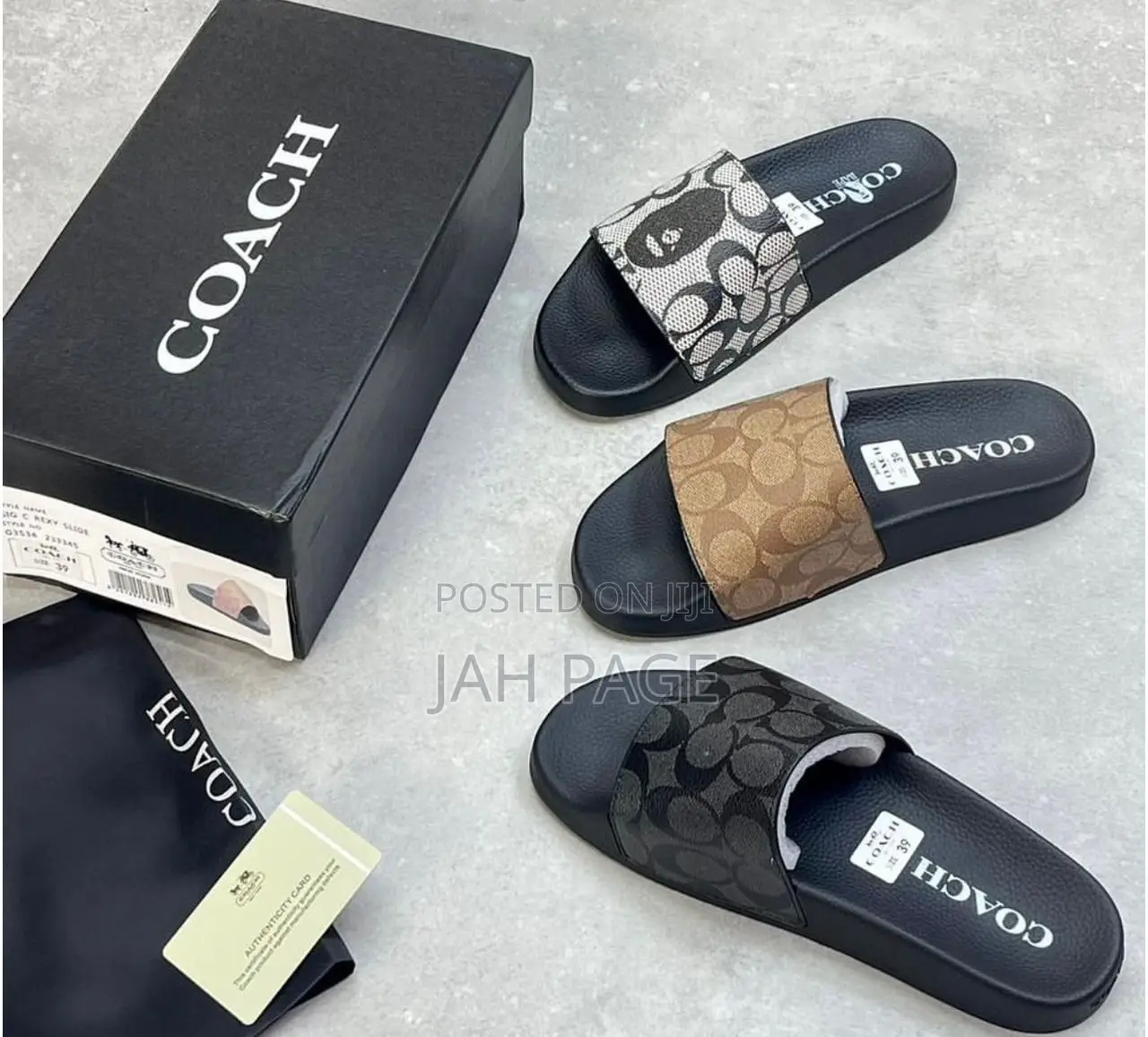 Coach Slippers