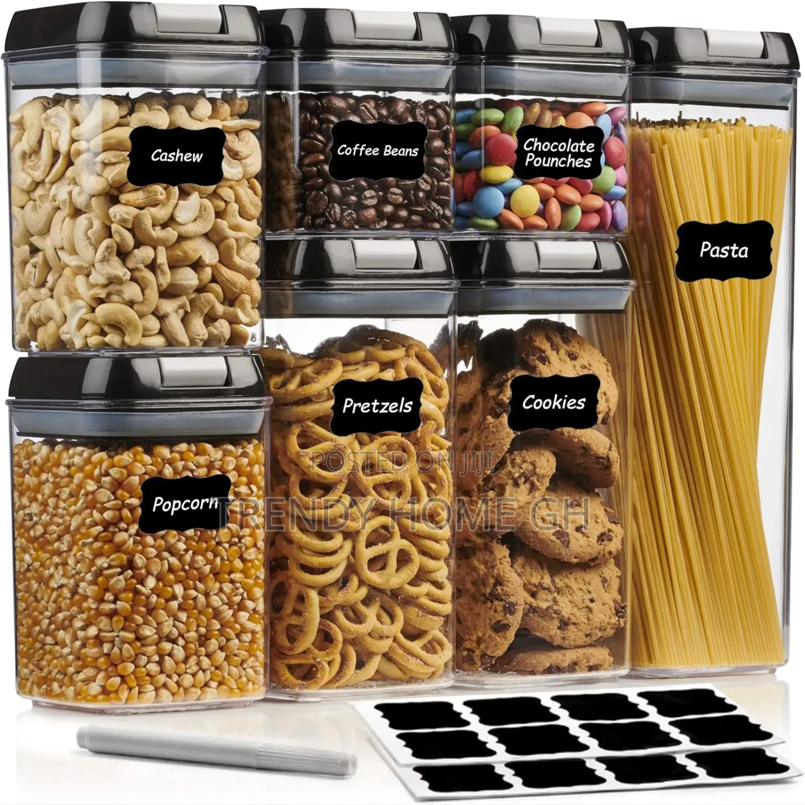 7-Pieces Airtight Food Storage Containers Set