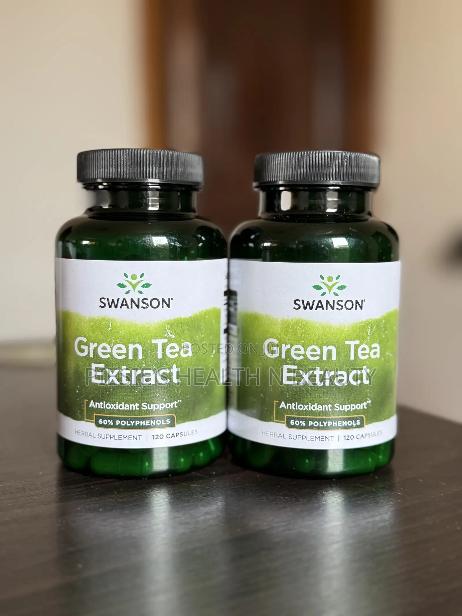 Swanson Green Tea Extract - 60% Polyphenols, 120 Capsules