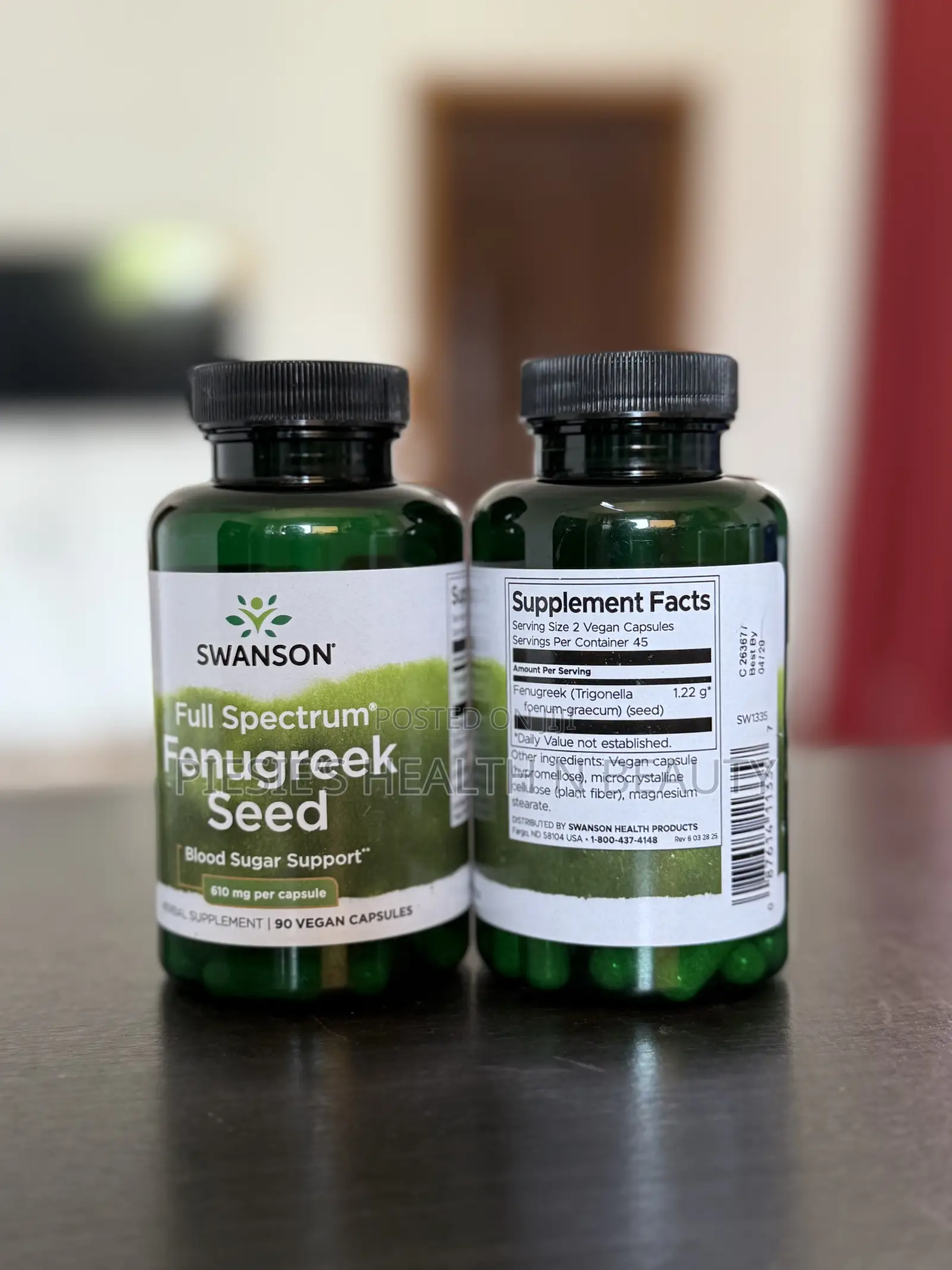 Swanson Full Spectrum Fenugreek Seed, 90 Capsules