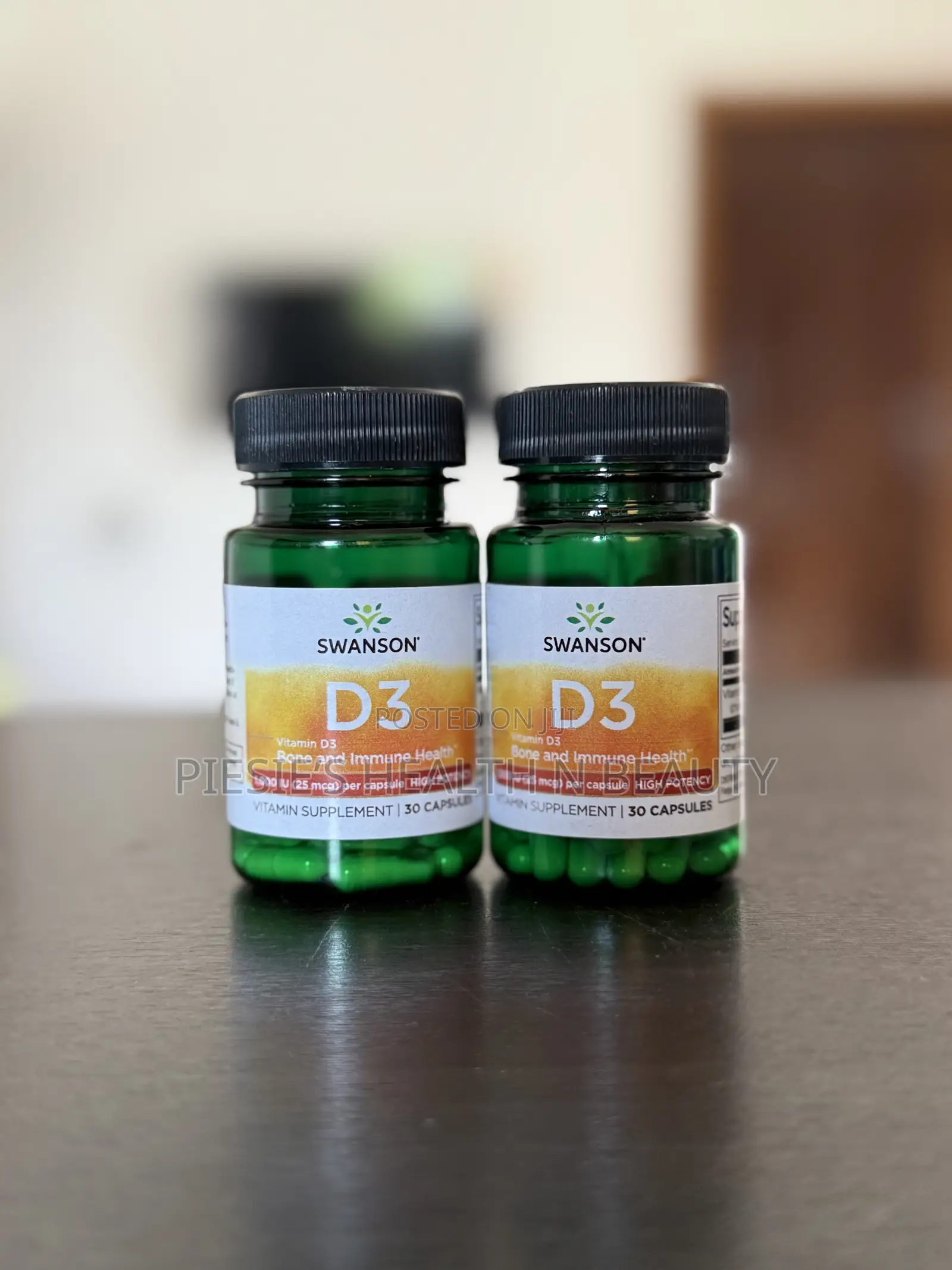 Swanson Vitamin D3 - High Potency, 30 Capsules