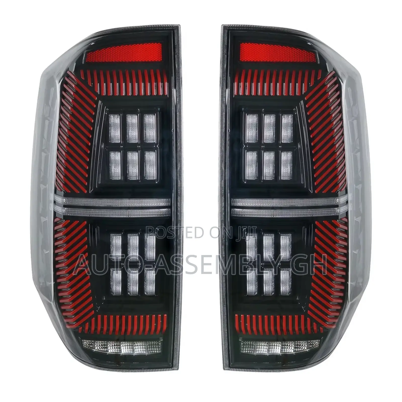 Toyota Tundra 2014-2021 Smoke Tail Light (Full Led) Pair