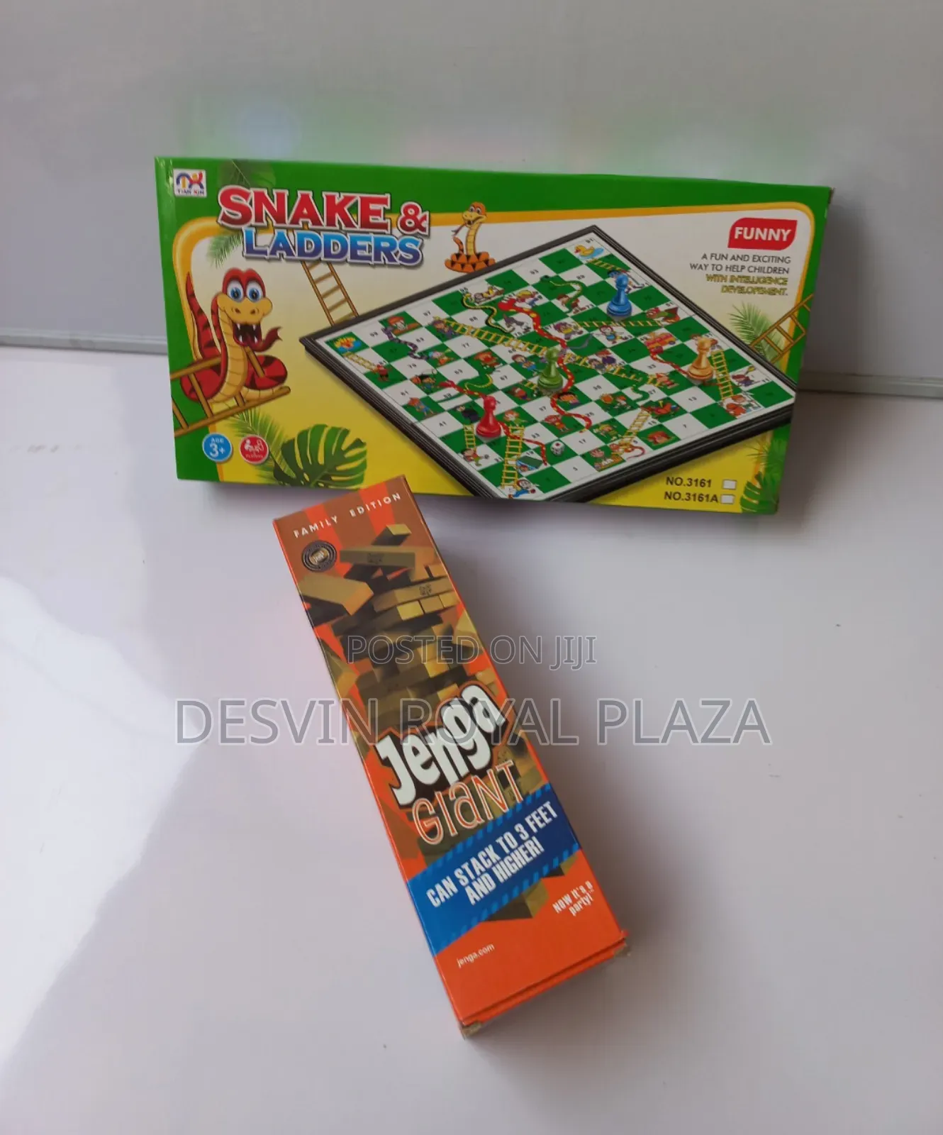Jenga + Snake and Ladders