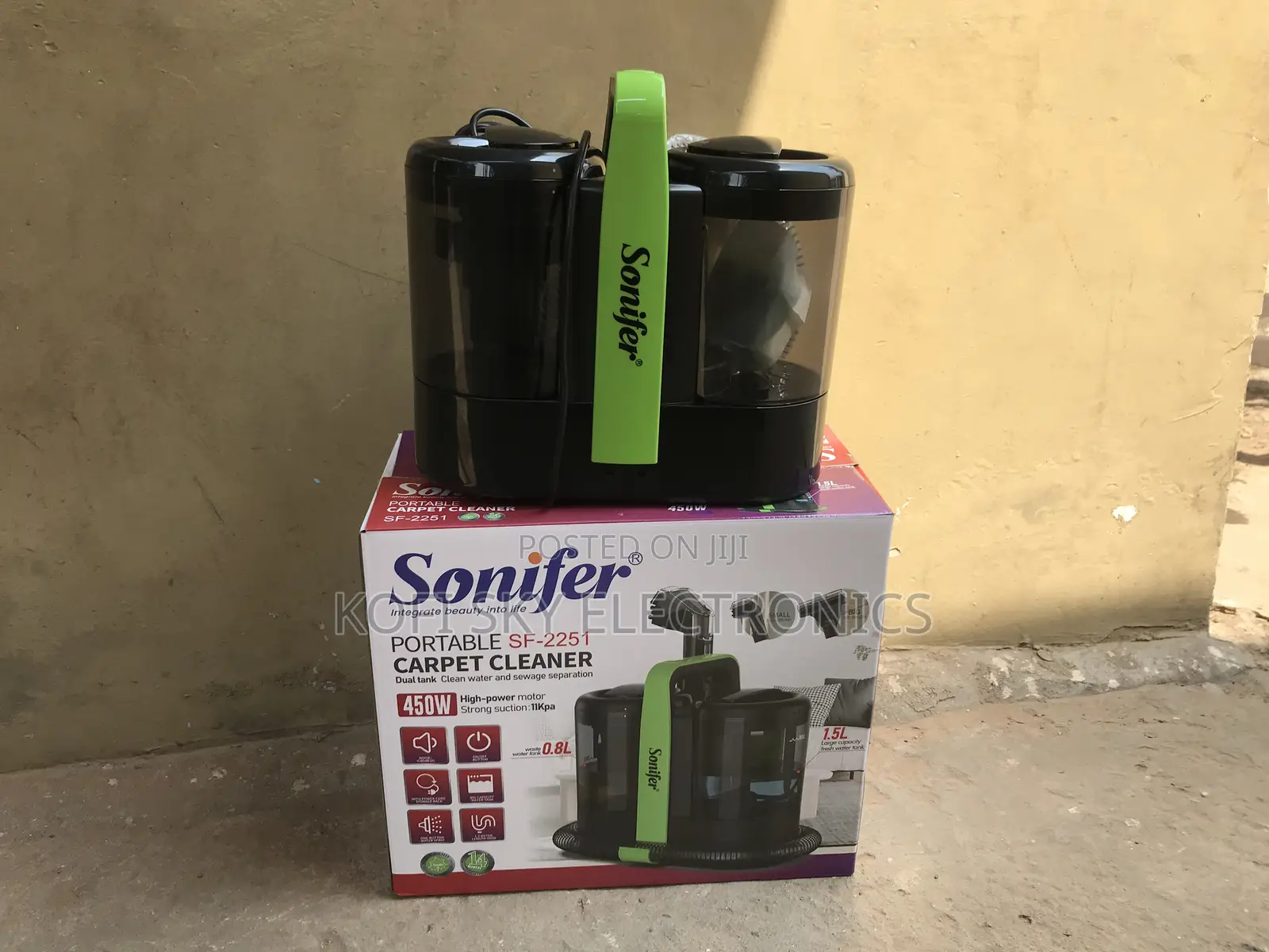 Sonifer Potable Carpet Cleaner 450watt